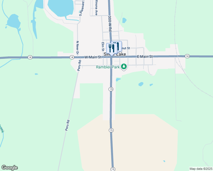 map of restaurants, bars, coffee shops, grocery stores, and more near 304 South Jefferson Street in Silver Lake