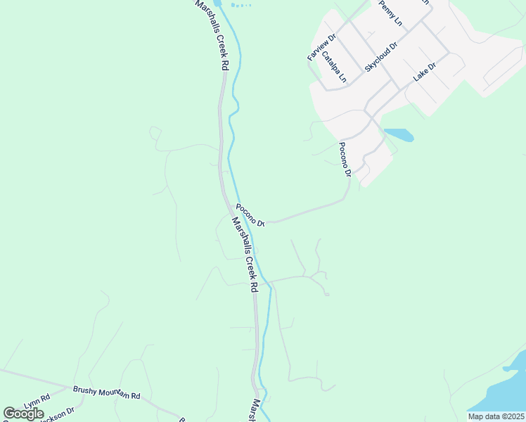 map of restaurants, bars, coffee shops, grocery stores, and more near 3542 Pocono Drive in East Stroudsburg