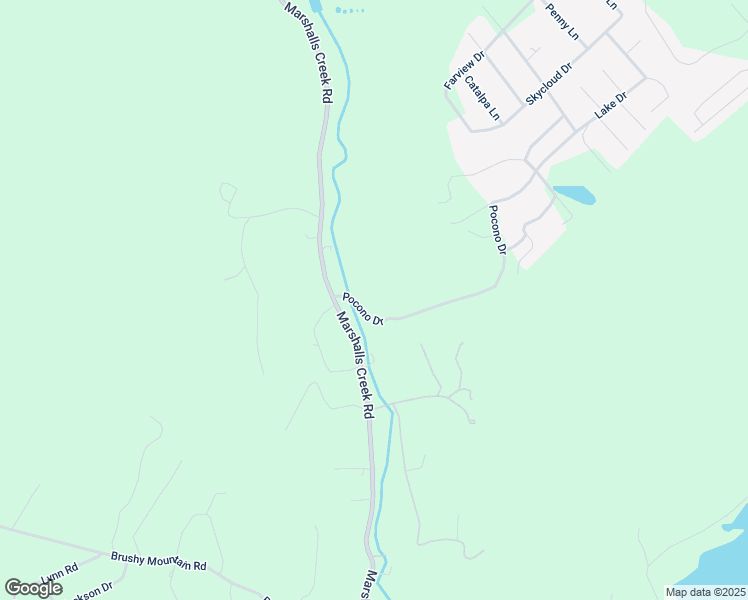 map of restaurants, bars, coffee shops, grocery stores, and more near 3542 Pocono Drive in East Stroudsburg