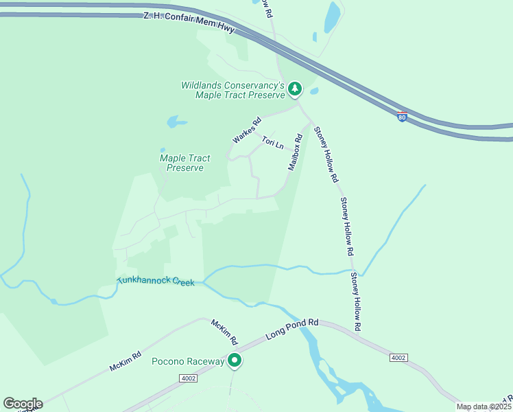 map of restaurants, bars, coffee shops, grocery stores, and more near in Pocono Pines