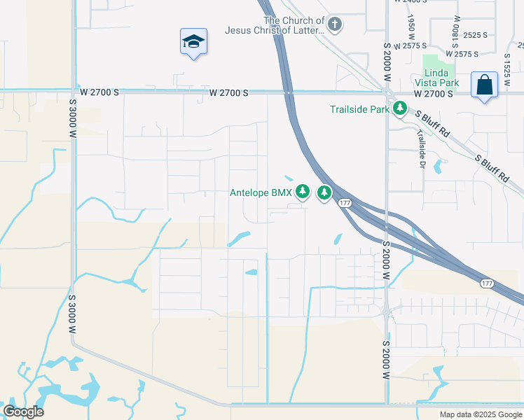 map of restaurants, bars, coffee shops, grocery stores, and more near 3061 2425 West Street in Syracuse