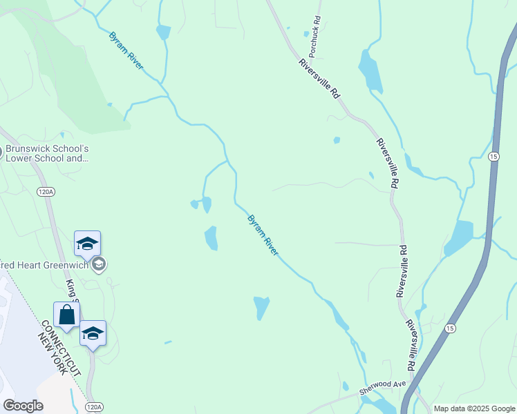 map of restaurants, bars, coffee shops, grocery stores, and more near 21 Hycliff Road in Greenwich