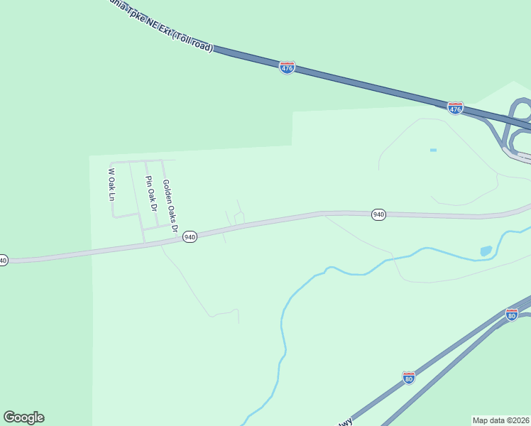 map of restaurants, bars, coffee shops, grocery stores, and more near 283 Pennsylvania 940 in White Haven