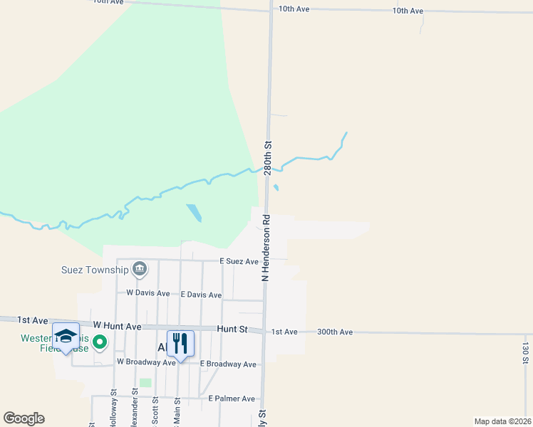 map of restaurants, bars, coffee shops, grocery stores, and more near 407 North Henderson Road in Alexis