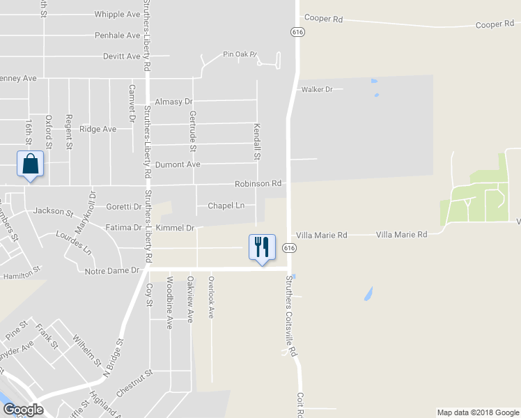 map of restaurants, bars, coffee shops, grocery stores, and more near 170 Kendall Avenue in Campbell