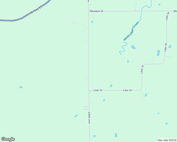 map of restaurants, bars, coffee shops, grocery stores, and more near 250th Avenue in Osceola