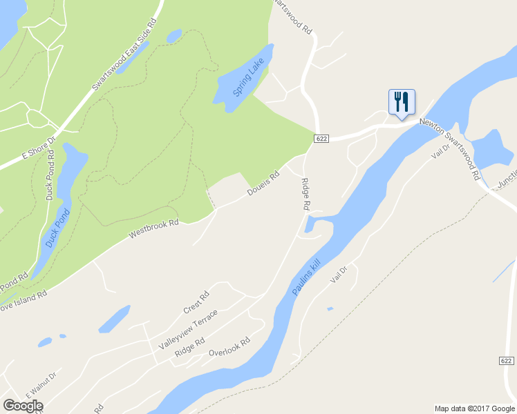 map of restaurants, bars, coffee shops, grocery stores, and more near 12 Doueis Road in Newton