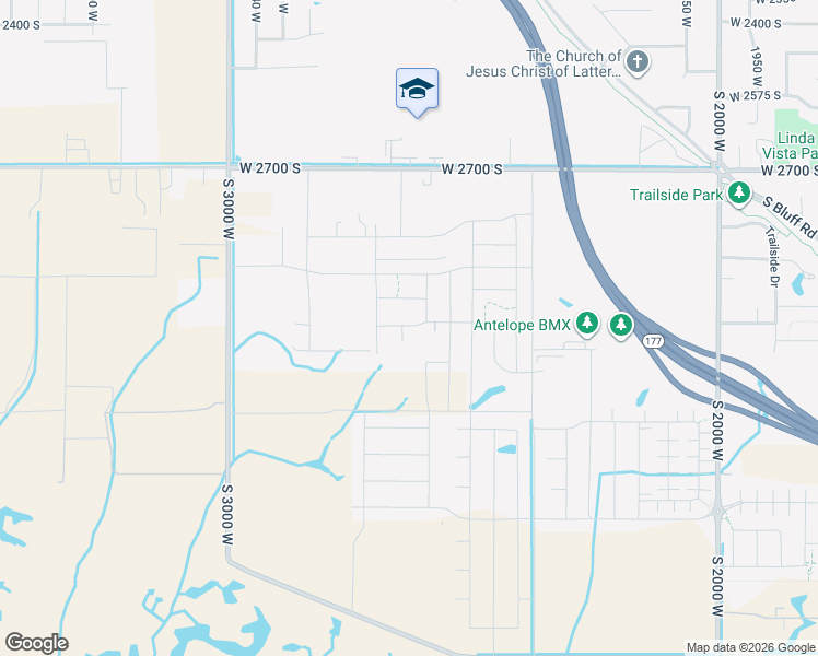map of restaurants, bars, coffee shops, grocery stores, and more near South 2725 West in Syracuse