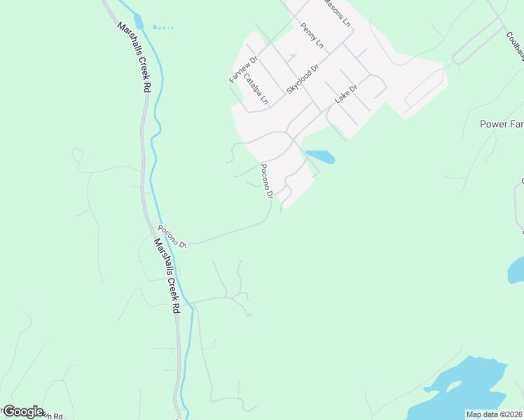 map of restaurants, bars, coffee shops, grocery stores, and more near 105 Pocono Heights in East Stroudsburg
