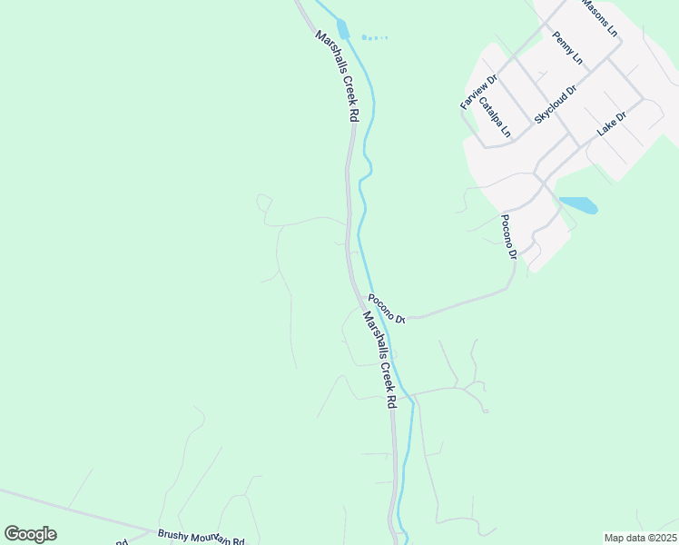 map of restaurants, bars, coffee shops, grocery stores, and more near 565 Marshalls Creek Road in East Stroudsburg