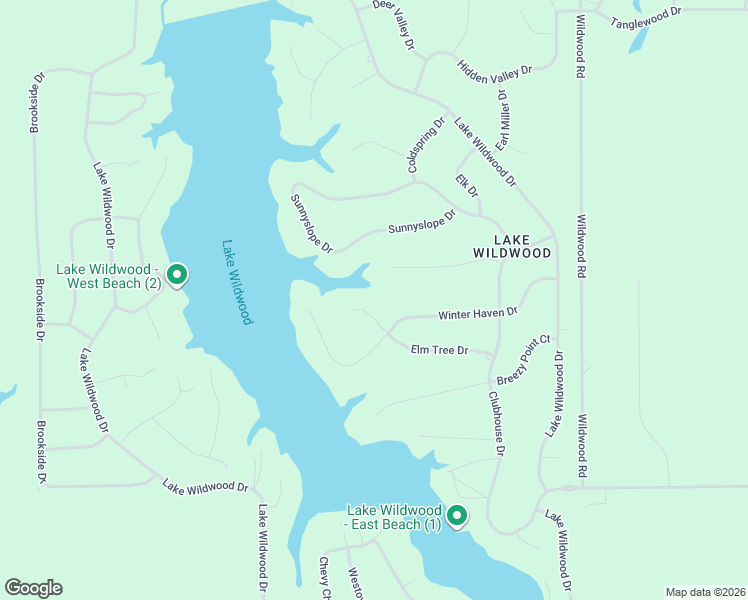 map of restaurants, bars, coffee shops, grocery stores, and more near 277 Winter Haven Drive in Varna