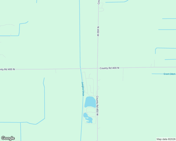 map of restaurants, bars, coffee shops, grocery stores, and more near 4635 W County Road 400 North in Rensselaer