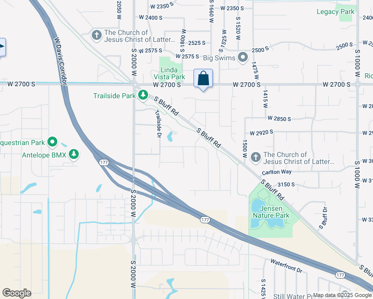map of restaurants, bars, coffee shops, grocery stores, and more near 2983 1765 West in Syracuse