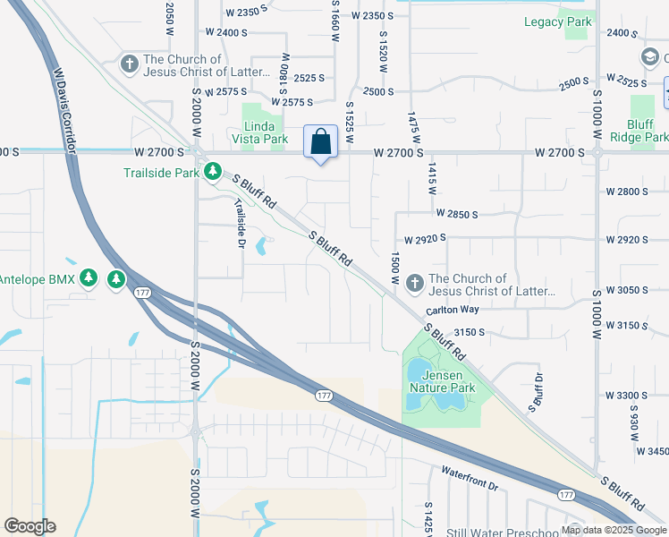 map of restaurants, bars, coffee shops, grocery stores, and more near Syracuse Trail in Syracuse