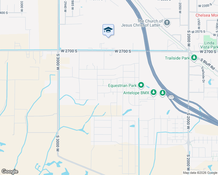 map of restaurants, bars, coffee shops, grocery stores, and more near 2978 South 2600 West Street in Syracuse