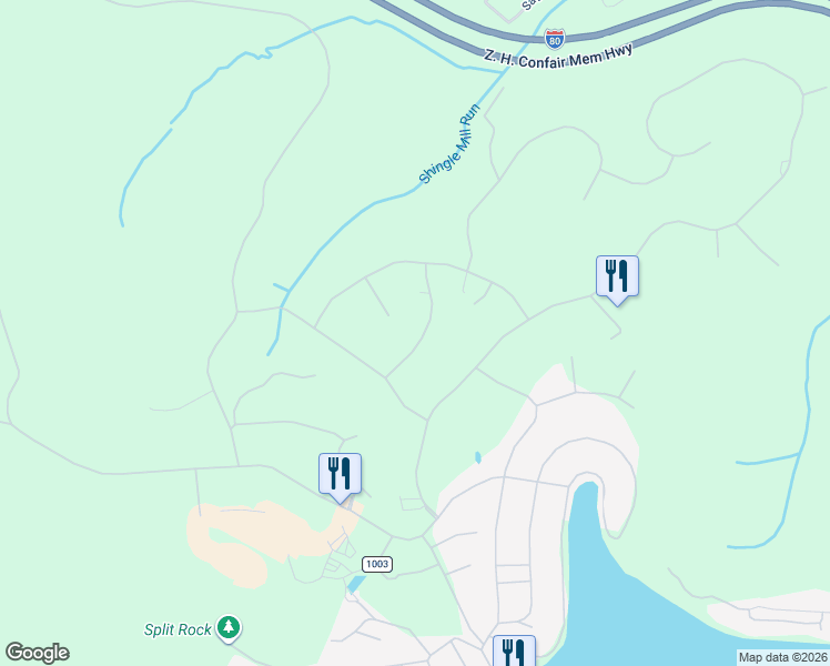 map of restaurants, bars, coffee shops, grocery stores, and more near 7 Kent Clarke Road in Lake Harmony