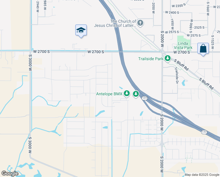 map of restaurants, bars, coffee shops, grocery stores, and more near 2971 2425 West Street in Syracuse
