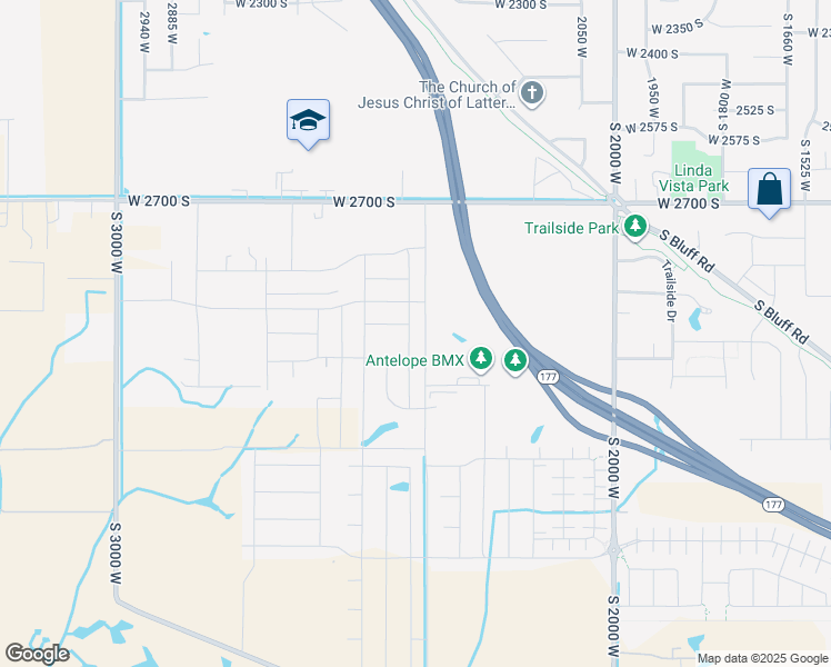map of restaurants, bars, coffee shops, grocery stores, and more near 2961 2425 West Street in Syracuse