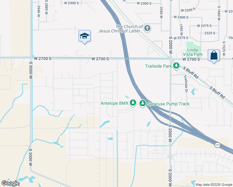 map of restaurants, bars, coffee shops, grocery stores, and more near 2921 2425 West Street in Syracuse