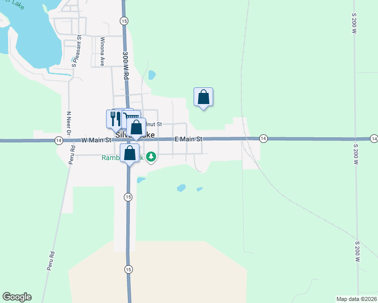 map of restaurants, bars, coffee shops, grocery stores, and more near 501 East Sycamore Street in Silver Lake
