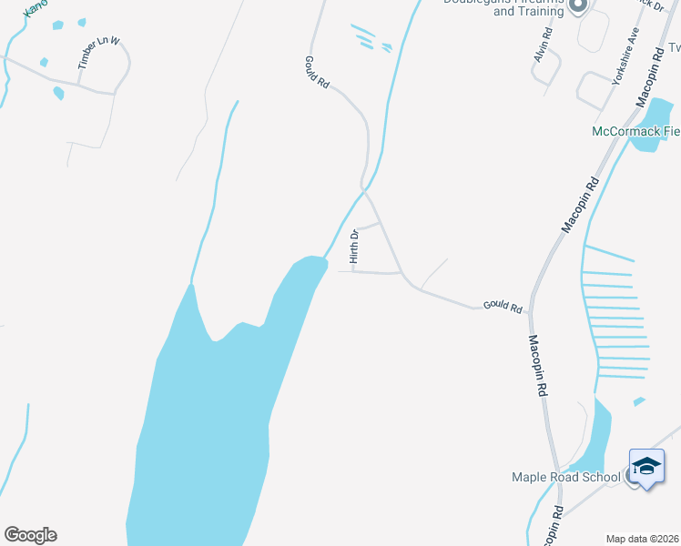 map of restaurants, bars, coffee shops, grocery stores, and more near 32 Hirth Drive in West Milford