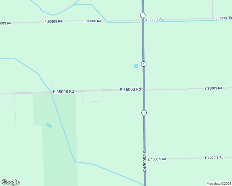 map of restaurants, bars, coffee shops, grocery stores, and more near 7302 East 3500S Road in Saint Anne