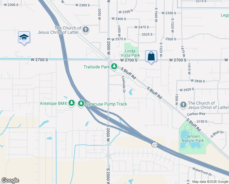 map of restaurants, bars, coffee shops, grocery stores, and more near 1905 Park Drive in Syracuse