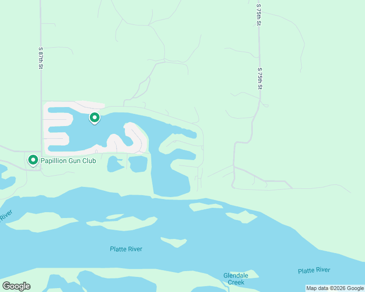 map of restaurants, bars, coffee shops, grocery stores, and more near 7905 Maui Circle in Papillion