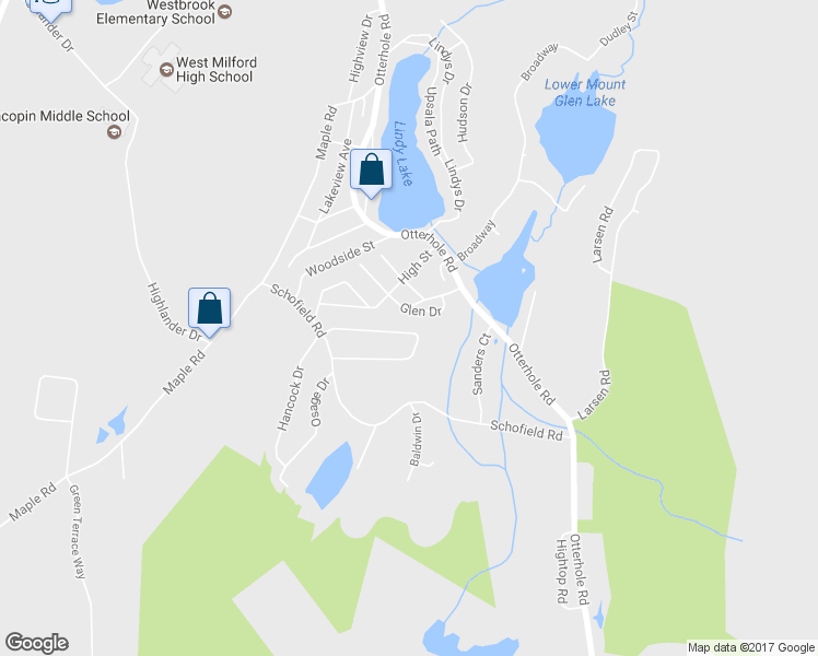 map of restaurants, bars, coffee shops, grocery stores, and more near 35 Post Brook Road North in West Milford