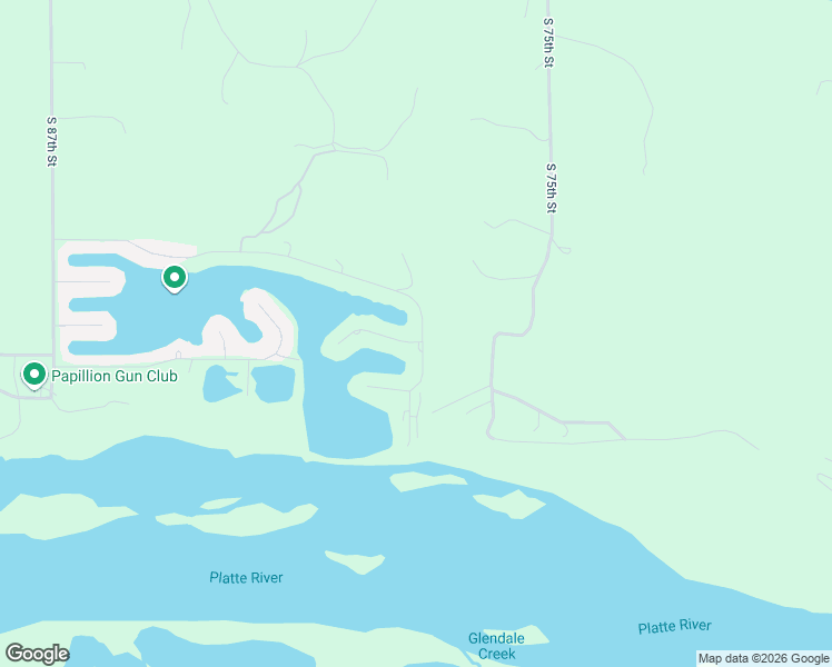 map of restaurants, bars, coffee shops, grocery stores, and more near 7804 Maui Circle in Papillion