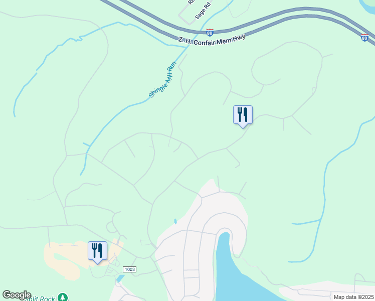 map of restaurants, bars, coffee shops, grocery stores, and more near 92 Rockridge Road in Lake Harmony