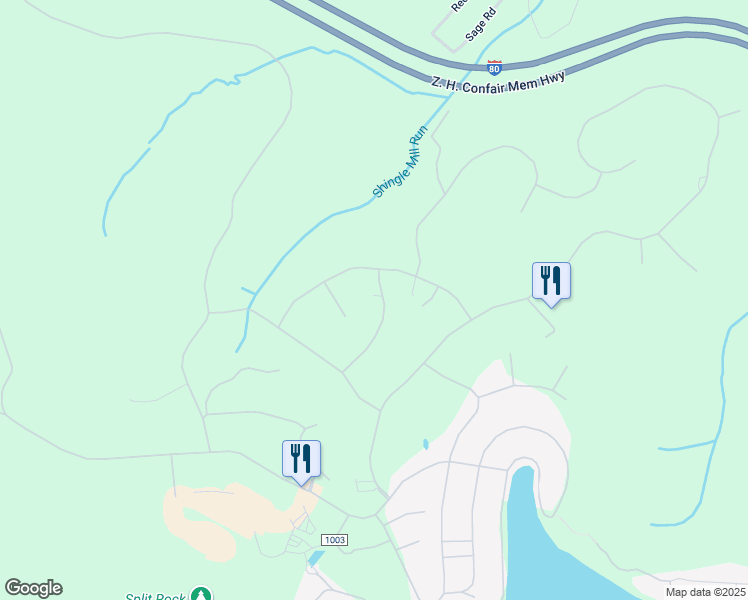 map of restaurants, bars, coffee shops, grocery stores, and more near 43 Kent Clarke Road in Lake Harmony
