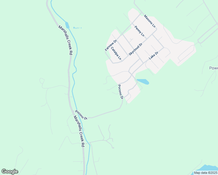 map of restaurants, bars, coffee shops, grocery stores, and more near 3114 Cliffside Drive in East Stroudsburg