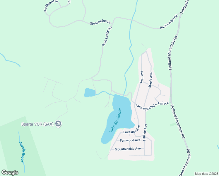 map of restaurants, bars, coffee shops, grocery stores, and more near 53 Lake Stockholm Terrace in Hardyston Township