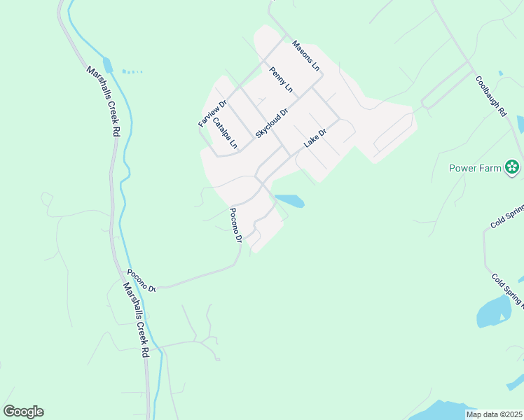 map of restaurants, bars, coffee shops, grocery stores, and more near 3124 Evergreen Drive in East Stroudsburg