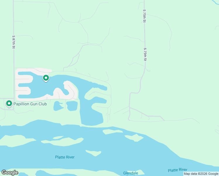 map of restaurants, bars, coffee shops, grocery stores, and more near 7804 Maui Circle in Papillion