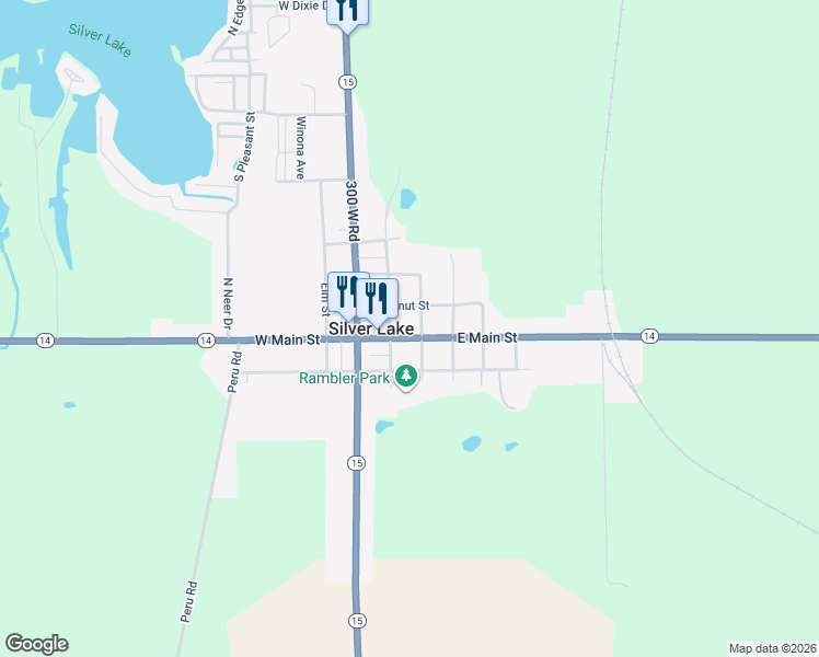 map of restaurants, bars, coffee shops, grocery stores, and more near 201 East Walnut Street in Silver Lake