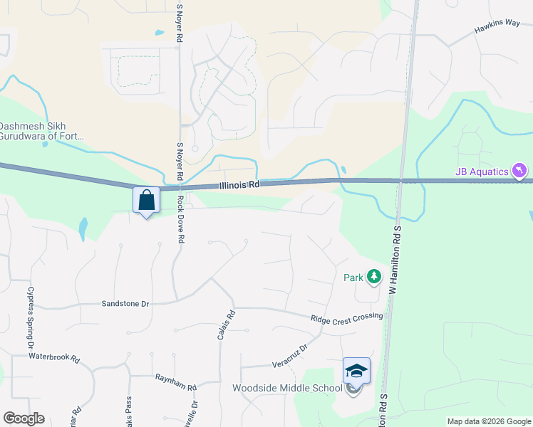 map of restaurants, bars, coffee shops, grocery stores, and more near 13101-13955 Illinois Rd in Fort Wayne
