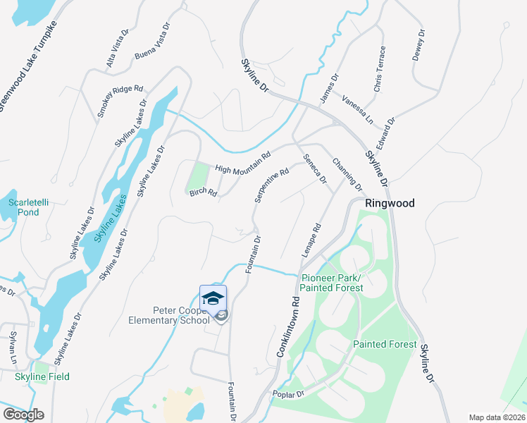 map of restaurants, bars, coffee shops, grocery stores, and more near 44 Serpentine Road in Ringwood