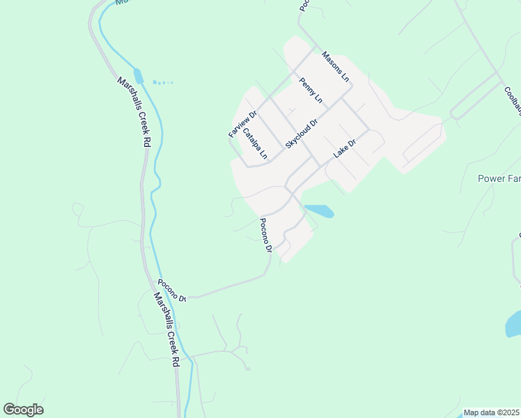 map of restaurants, bars, coffee shops, grocery stores, and more near 3428 Pocono Drive in East Stroudsburg