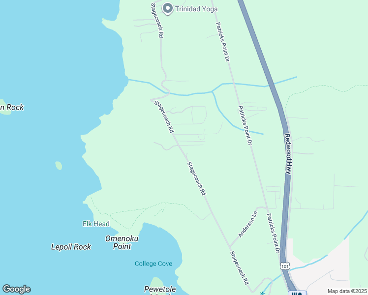 map of restaurants, bars, coffee shops, grocery stores, and more near 747 Stagecoach Road in Trinidad