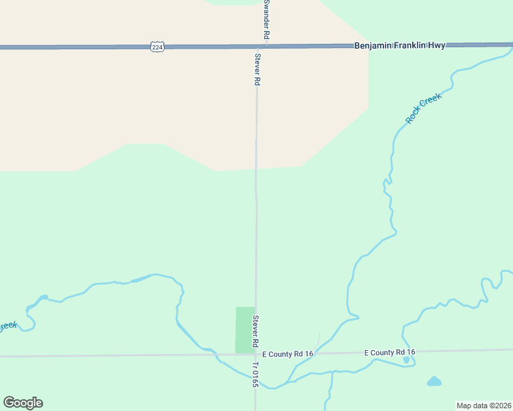 map of restaurants, bars, coffee shops, grocery stores, and more near 3820 South Township Road 165 in Tiffin