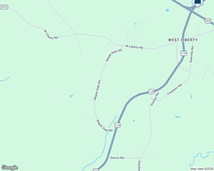 map of restaurants, bars, coffee shops, grocery stores, and more near 435 Maple Dale Road in DuBois