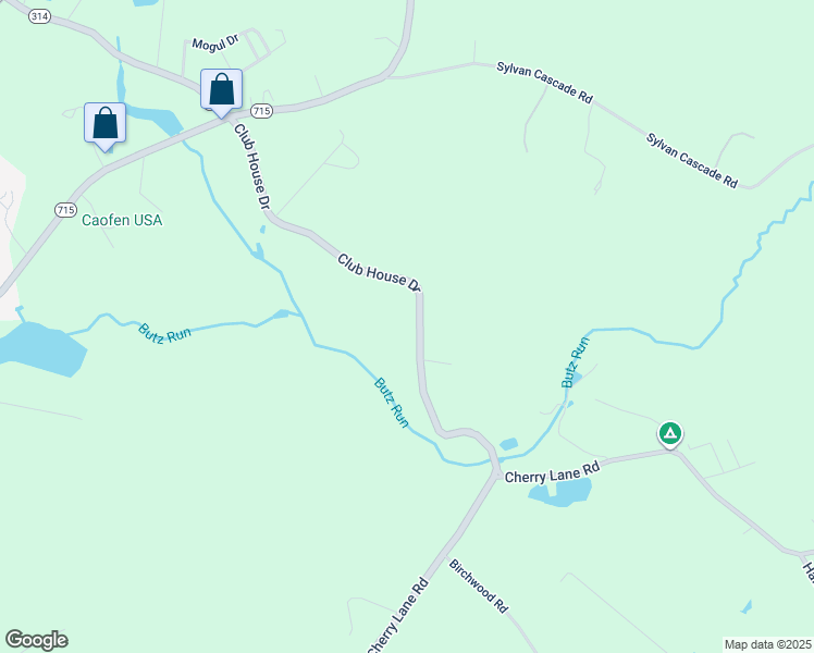 map of restaurants, bars, coffee shops, grocery stores, and more near Pennsylvania 314 in Henryville