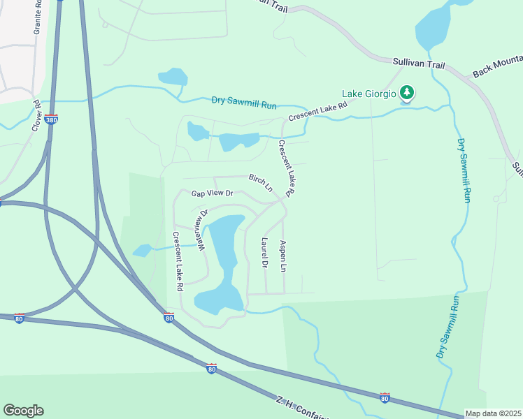 map of restaurants, bars, coffee shops, grocery stores, and more near 11 Gap View Drive in Palmerton