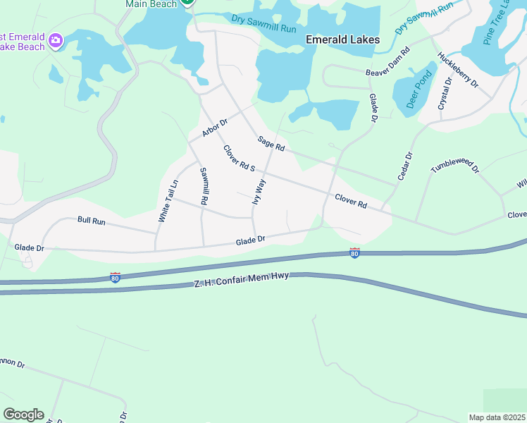 map of restaurants, bars, coffee shops, grocery stores, and more near 124 Ivy Way in Long Pond
