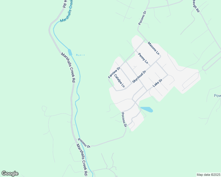 map of restaurants, bars, coffee shops, grocery stores, and more near 3493 Farview Drive in East Stroudsburg