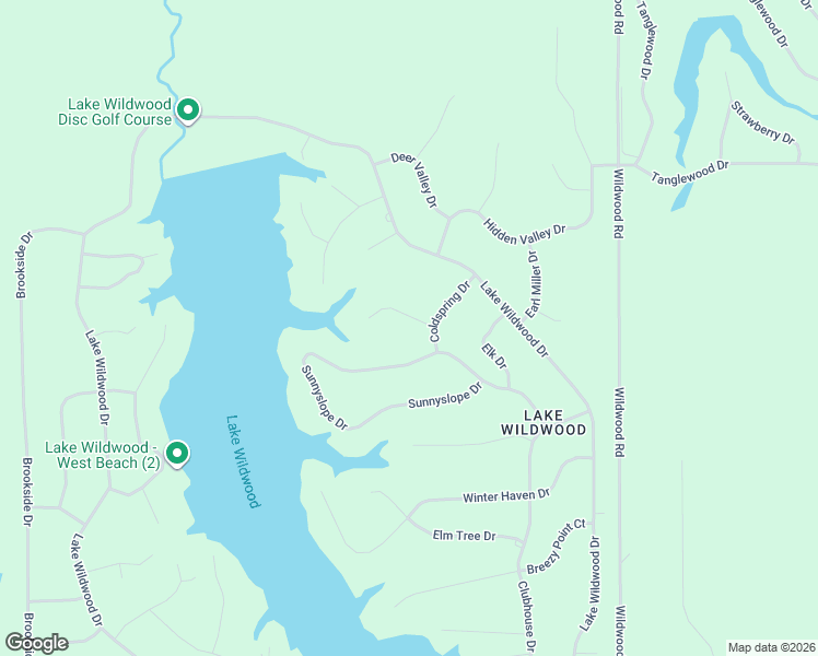 map of restaurants, bars, coffee shops, grocery stores, and more near Sunnyslope Drive in Varna