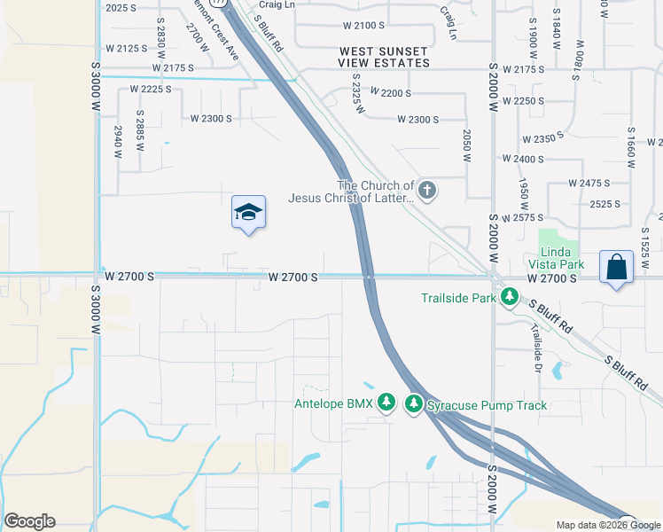 map of restaurants, bars, coffee shops, grocery stores, and more near 2430 West in Syracuse