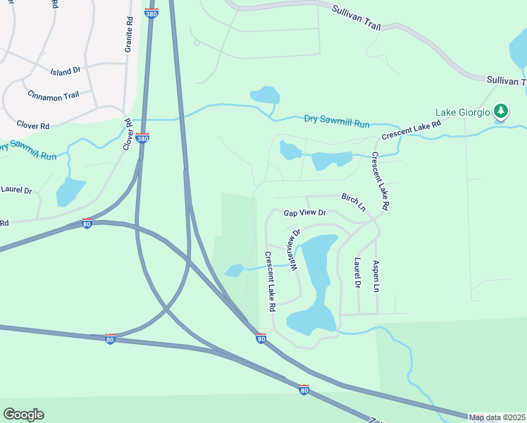 map of restaurants, bars, coffee shops, grocery stores, and more near 1168 Gap View Drive in Monroe County